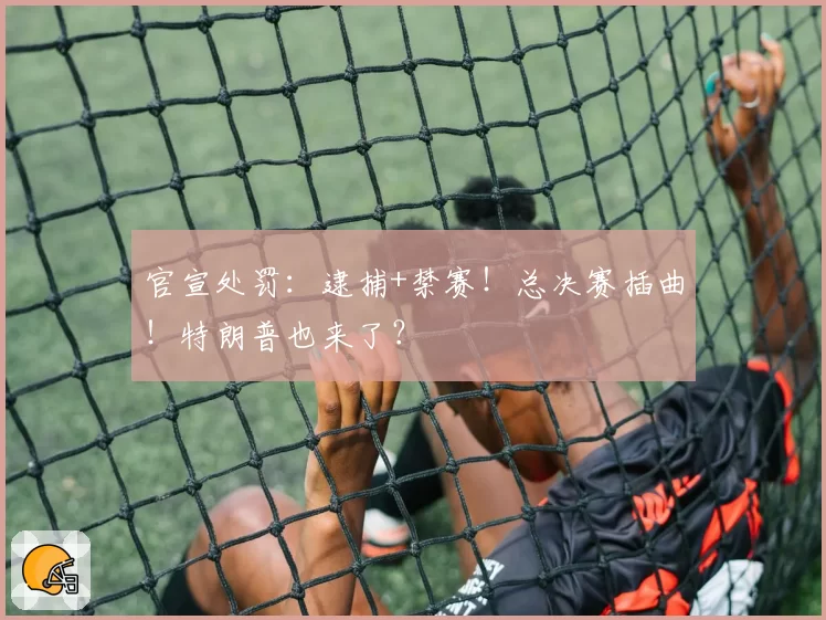 官宣处罚：逮捕+禁赛！总决赛插曲！特朗普也来了？
